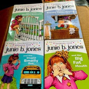 4 Junie B Jones books